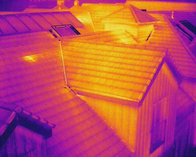 Thermal Imaging Roof Survey Image Stoke-on-Trent